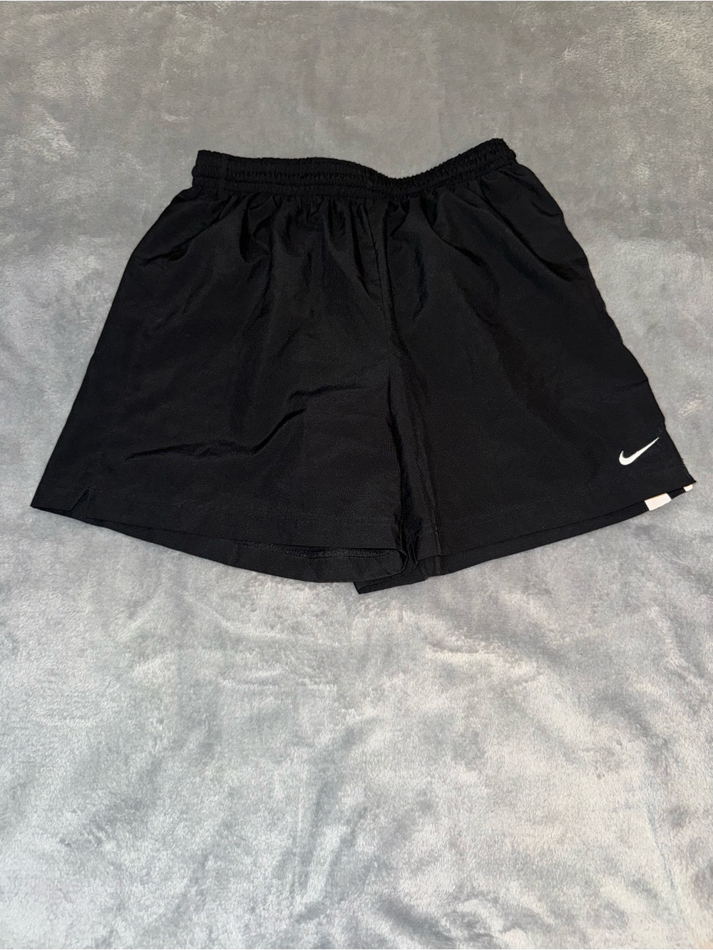 Nike Black Shorts with White Swoosh Accent Women’s Size Extra Large